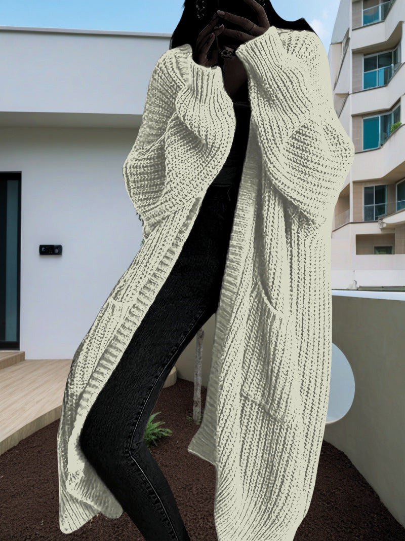 Women's Idle Style Long Loose Base Long-sleeved Sweaters