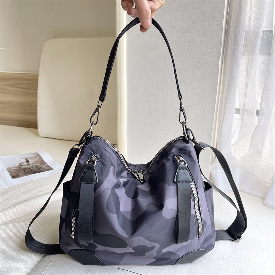 Women's Lightweight Nylon Cloth Waterproof Leisure Korean Tote Bags