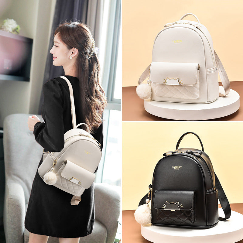 Women's Temperament Wild Trendy Fashion Large Capacity Backpacks