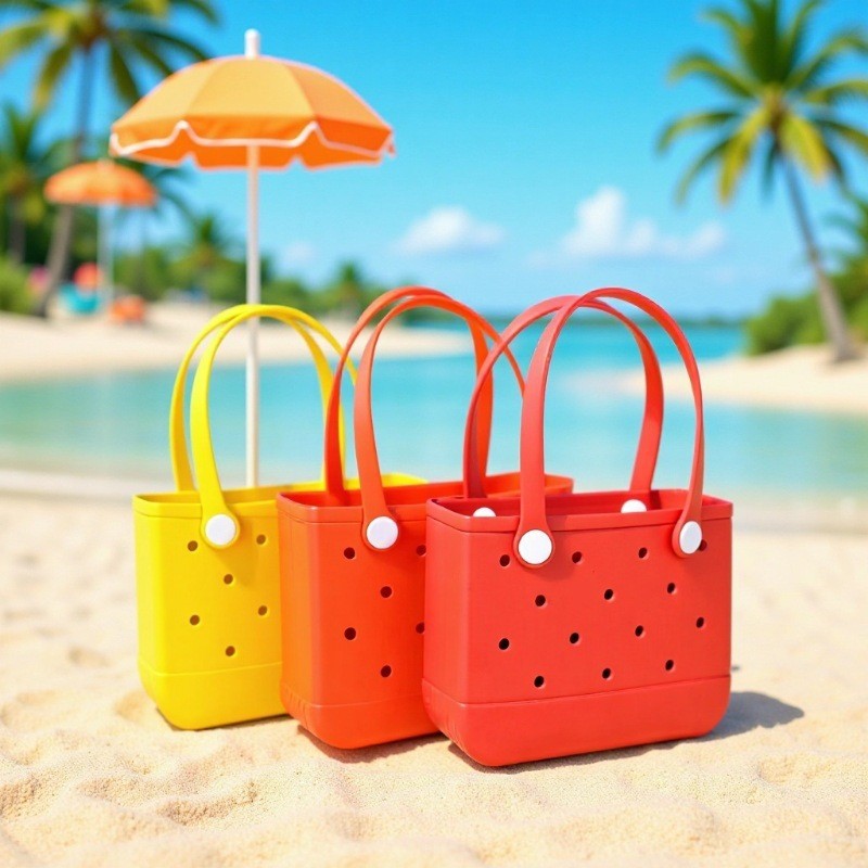 Beach Hole Portable Waterproof Washable Suitable For Swimming Women's Handbag