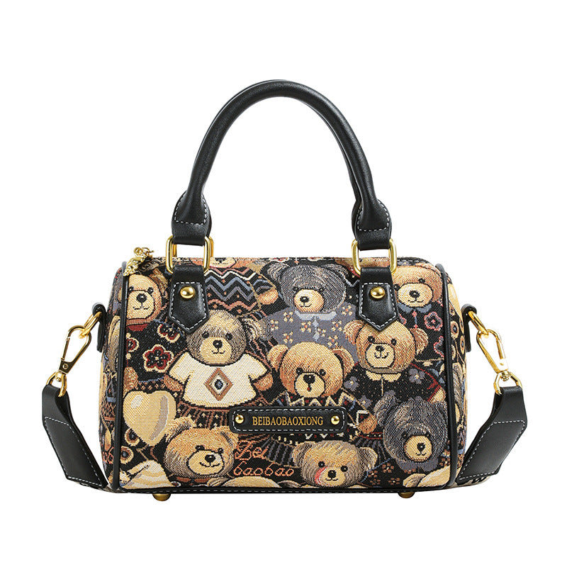 Women's Source Versatile Boston Trendy Fashion Crossbody Bags