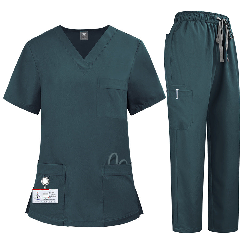 Women's & Men's & Stretch Hand Washing Doctor Two-piece Uniform