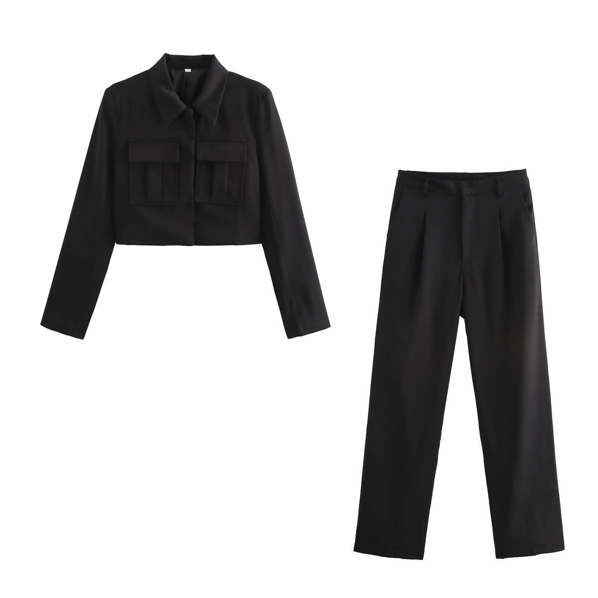 Women's Durable Unique Spring Double Pocket Suits