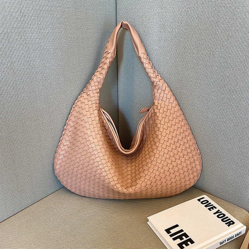 Women's Style High Sense Woven Elegant Underarm Bags