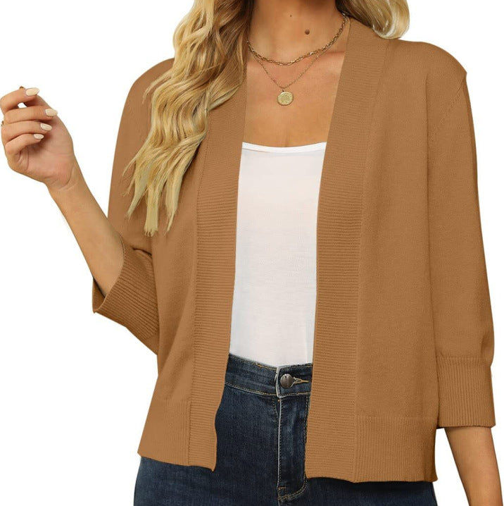 Women's Popular Fashion Outer Wear Slim Sweaters