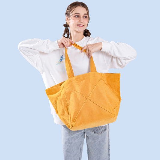 Women's Large Capacity Canvas Lazy Wind College Shoulder Bags