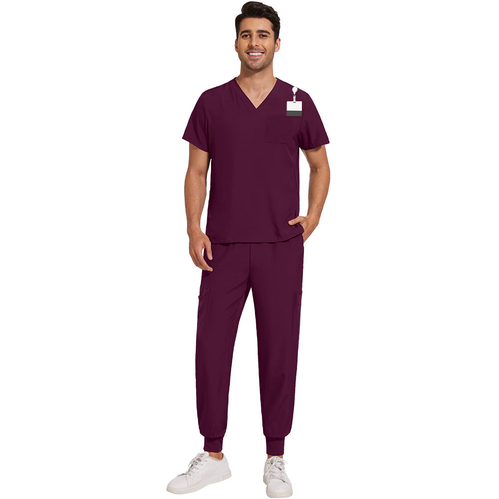Doctors Nurses Frosted Thin Comfortable Breathable Uniform