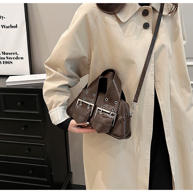 Women's Vintage Punk Style High-grade Rivet Hot Small Square Bags