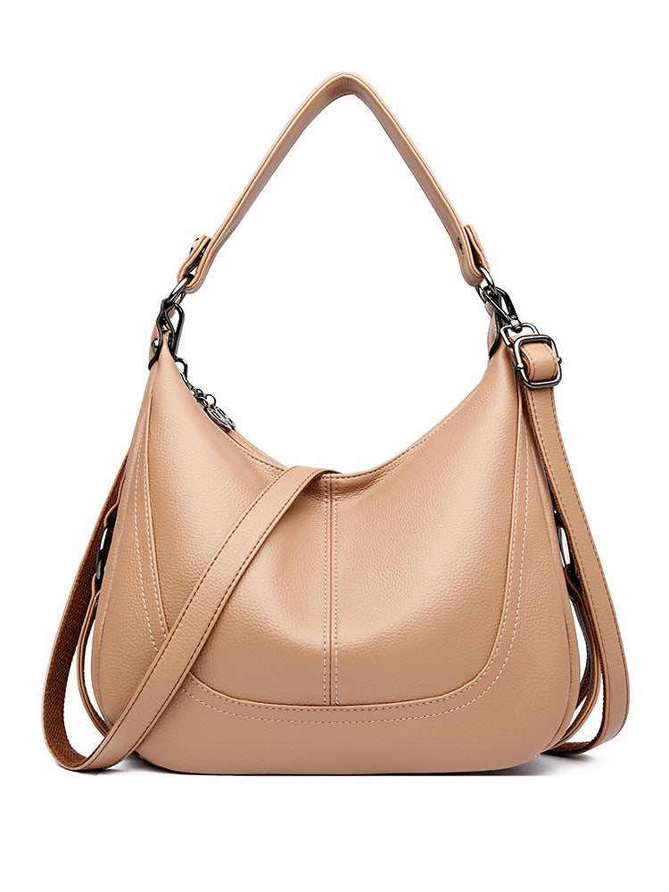 Women's High-grade Large Capacity Soft Leather Crossbody Bags