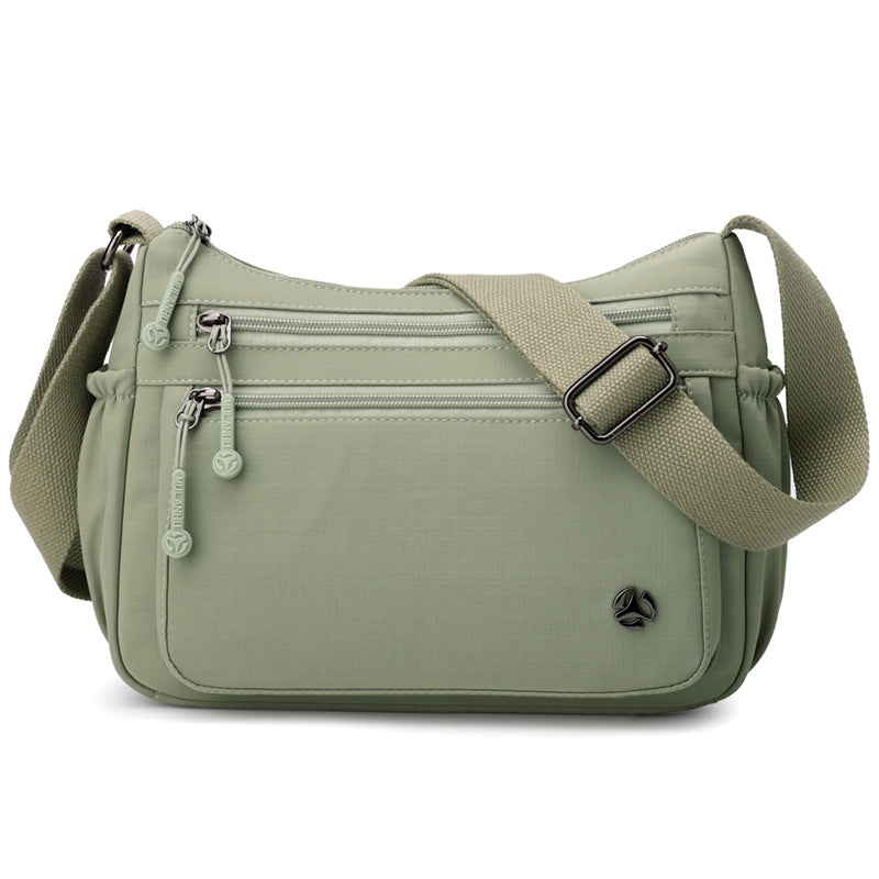 Fashion Mom Nylon Cloth Simple Lightweight Zipper Large Bags