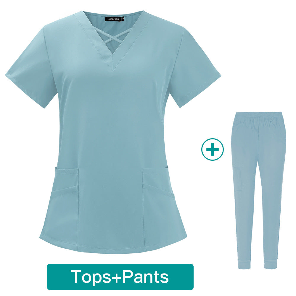 Doctor Nurse Sleeve Summer Thin Comfortable Uniform