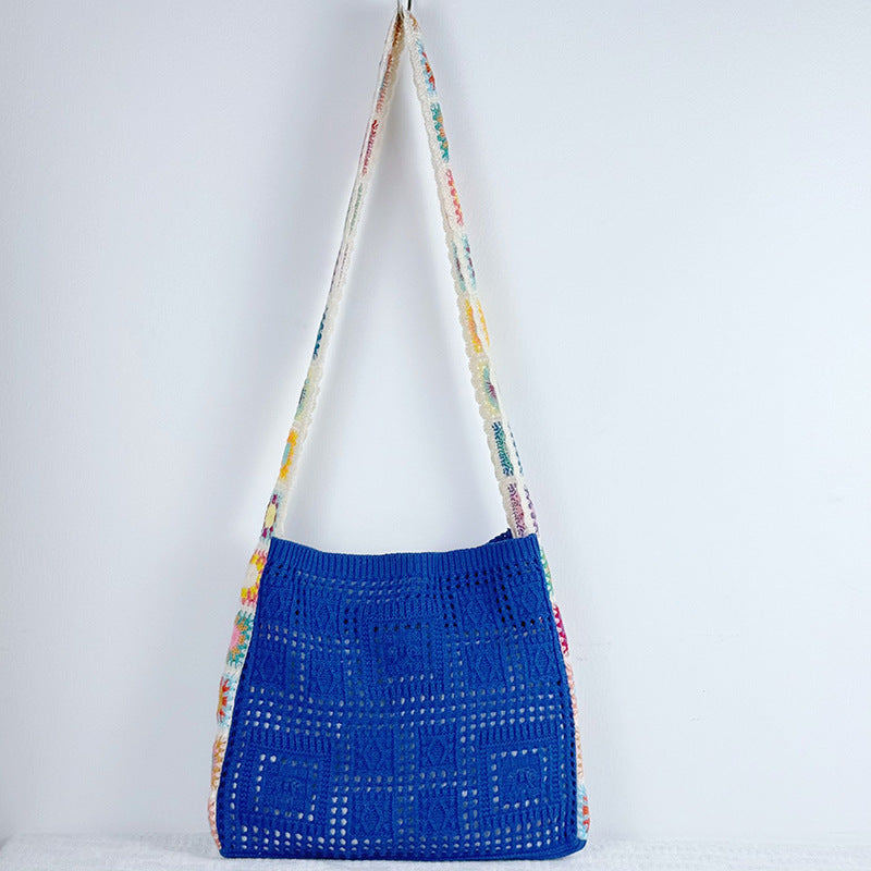 Women's Large Capacity Versatile Knitted Mori Style Women's Messenger Bag