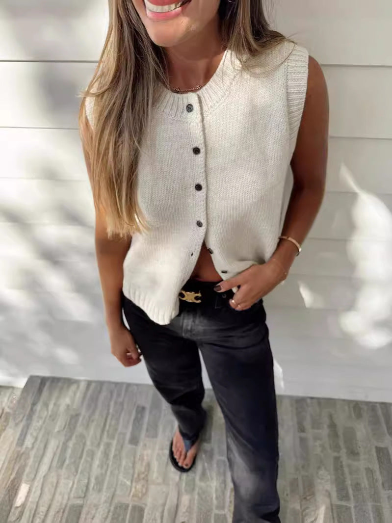 Women's Colors Knitted Casual Style Single Breasted Cardigans