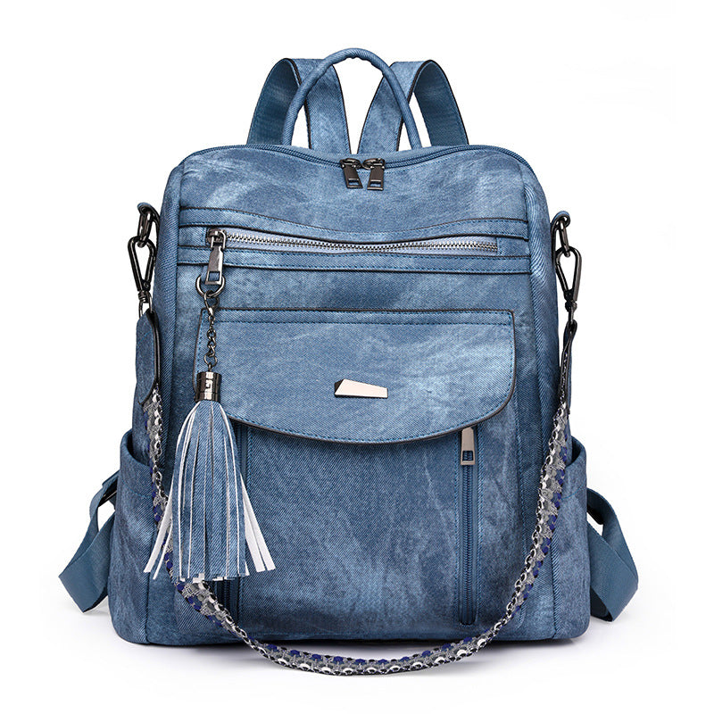 Women's Retro Style Spring Wind Tide Lady's Backpacks