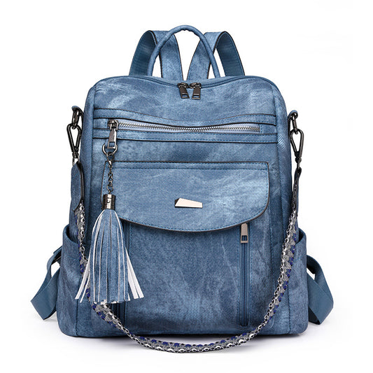 Women's Retro Style Spring Wind Tide Lady's Backpacks