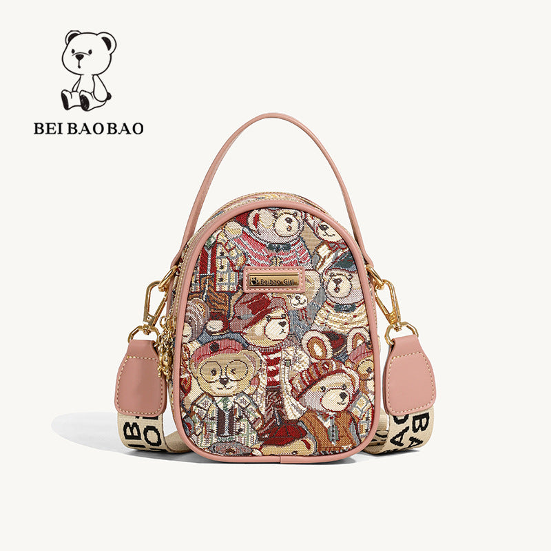 Women's Source Tide Fashionable Printed Portable Niche Crossbody Bags