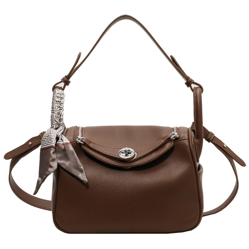 Women's Large Capacity Lindy High-grade Versatile Silk Crossbody Bags