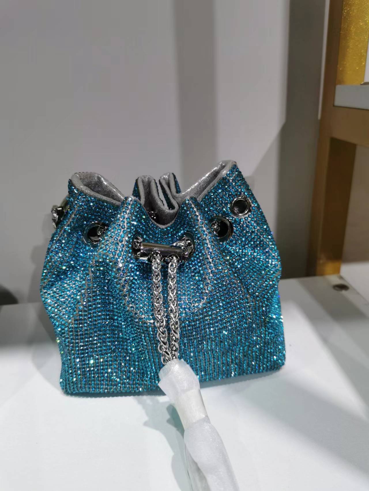 Women's Live Selection Fashion Rhinestone Over Diamond Shoulder Bags