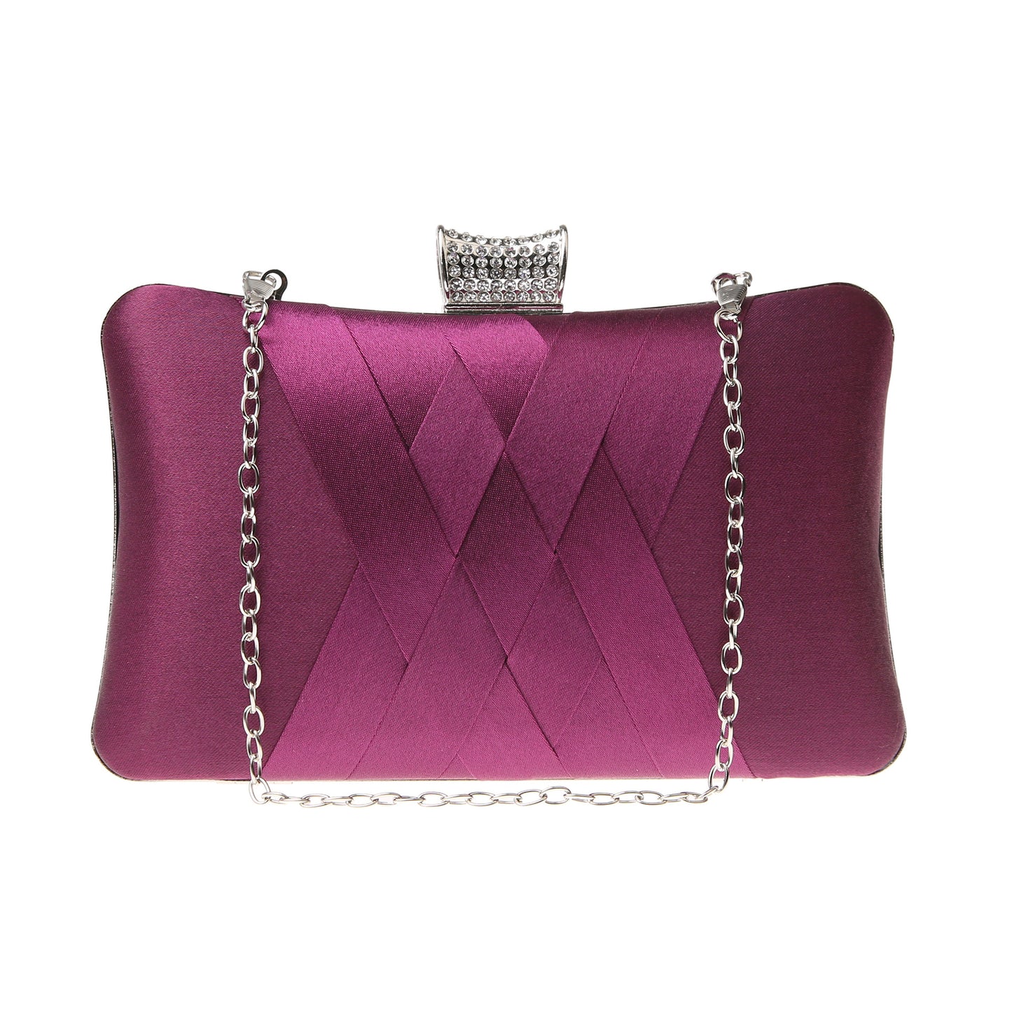 Women's Simple Diamond Clutch Dress Garment Banquet Evening Bags