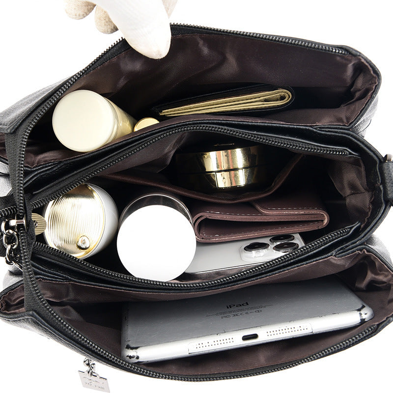 Women's Mother Korean Style Elegant Trendy Pillow Crossbody Bags