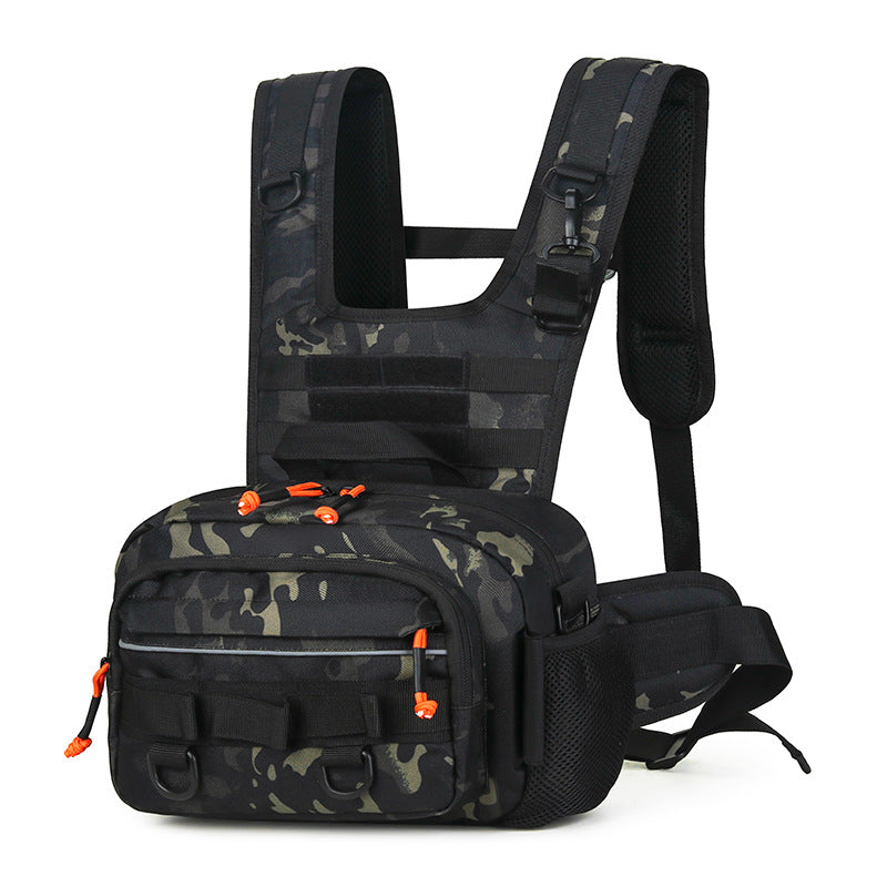 Men's Multifunctional Lure Large Capacity Camouflage Vest Bags