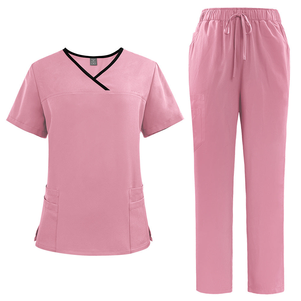Hand Washing Split Sleeve Female Dental Uniform