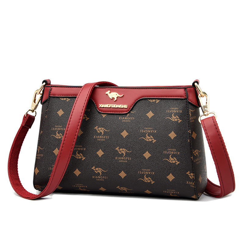 Women's Simple Versatile Large Capacity Soft Leather Crossbody Bags