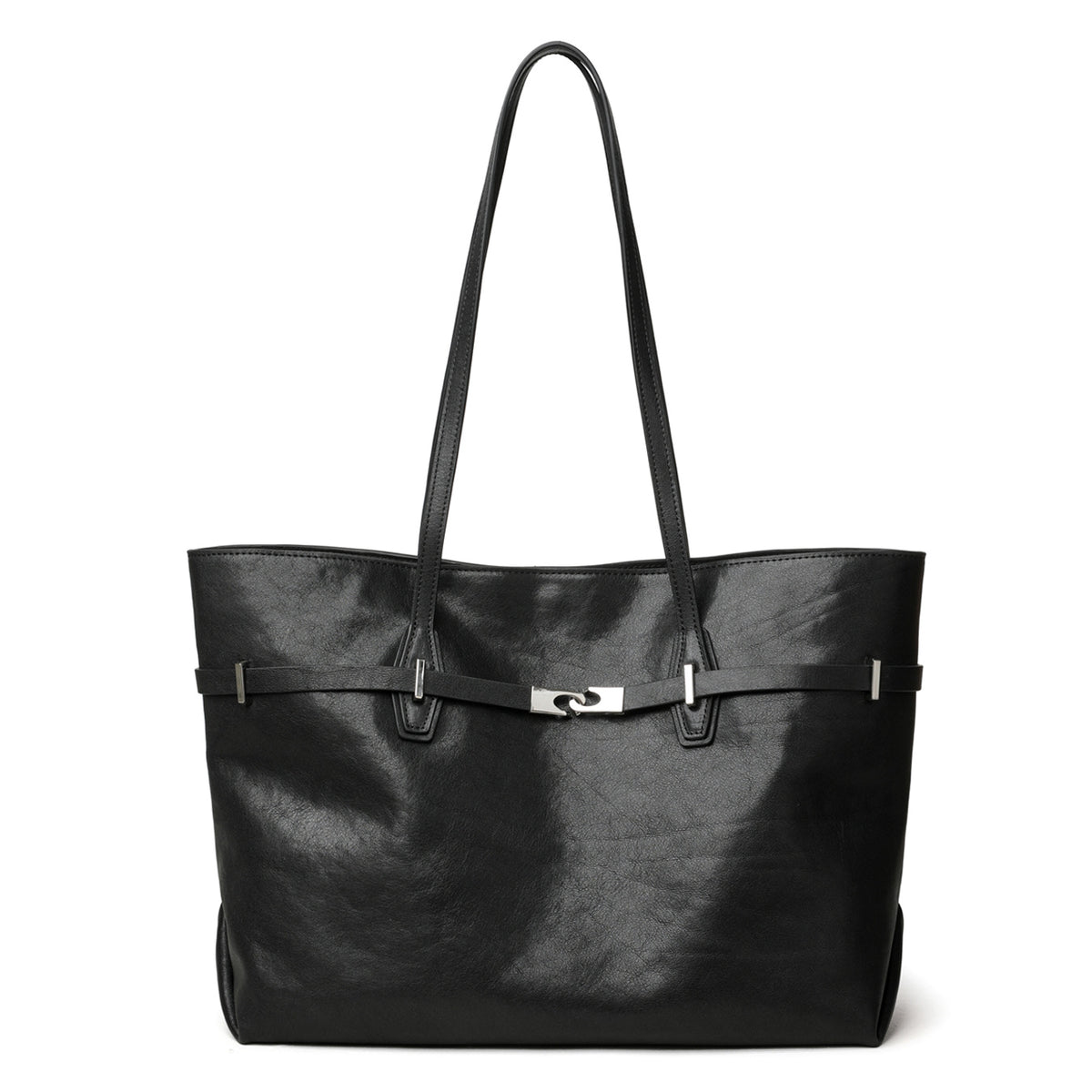Women's Large Capacity Winter Top Layer Cowhide Women's Shoulder Bag