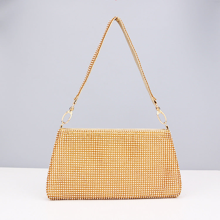 Classy Rhinestone Dinner Banquet Dress Garment Evening Bags