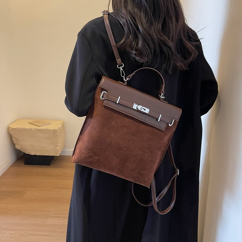 Women's Portable Commuter Fashionable Niche Large Capacity Shoulder Bags