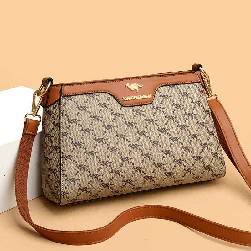 Women's Simple Versatile Large Capacity Soft Leather Crossbody Bags