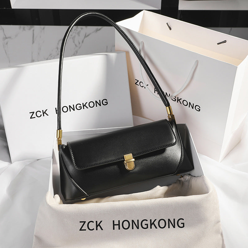 Women's Surrogate Shopping Genuine Leather Trendy Design Shoulder Bags