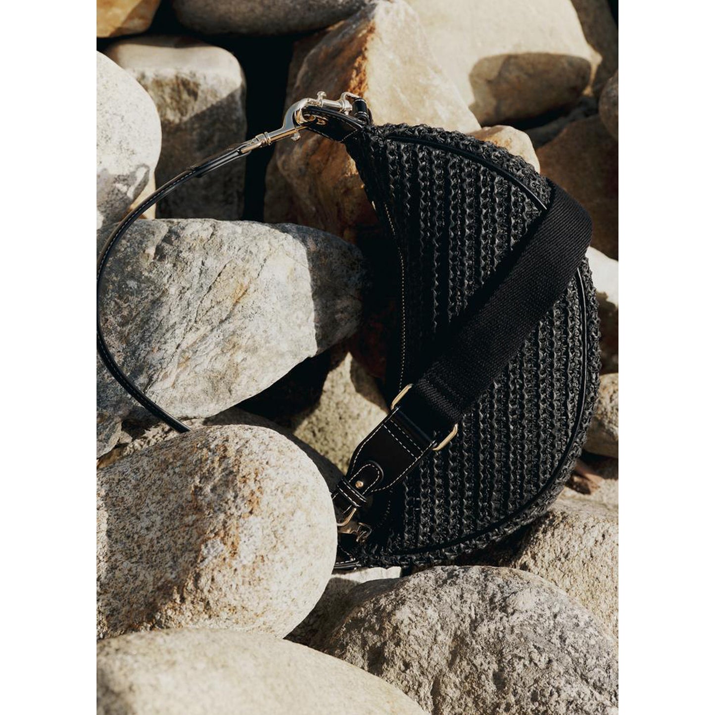 Women's Spanish Spring Woven Underarm Dumpling Crossbody Bags