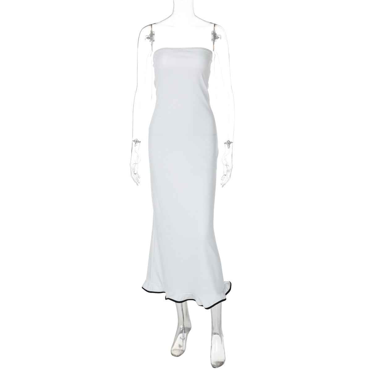 Women's Tube Sleeveless Long Slim Fit Big Dresses