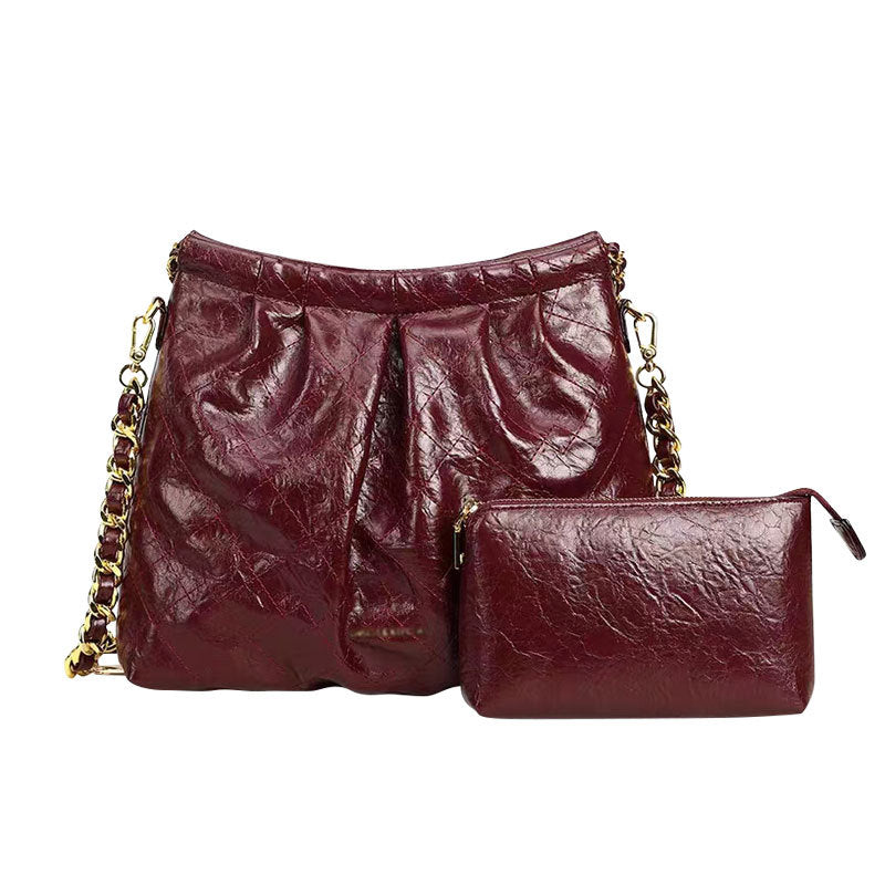 Women's Mother Chain Large Capacity Garbage Minority Tote Bags