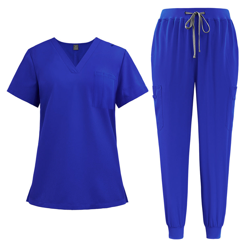 Men's Washing Split Frosted Jogging Oral Clinic Medical Uniform