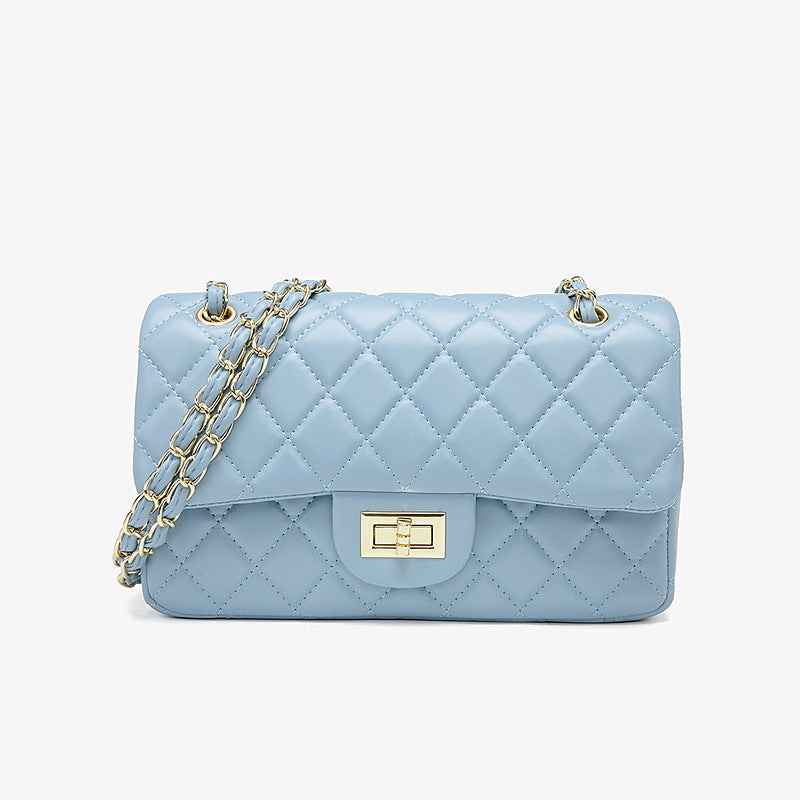 Women's Summer Chain Classic Style Diamond Solid Crossbody Bags
