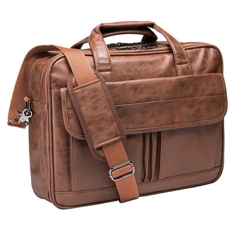 Men's Creative Leather Inch Notebook Business Laptop Bags