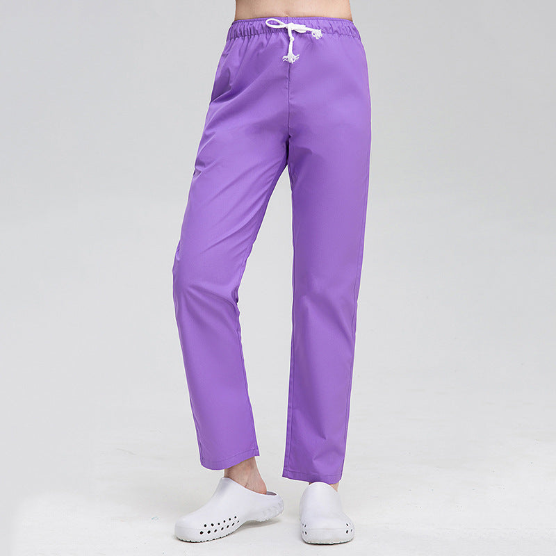 Nurse Elastic Waistband Tether Dental Dentist Pants