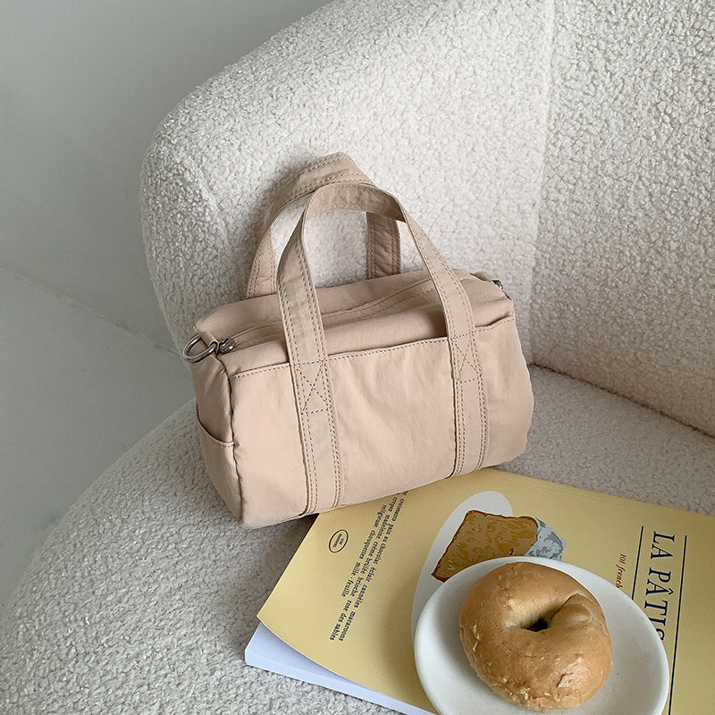 Women's Sier Summer Nylon Round Versatile High Shoulder Bags