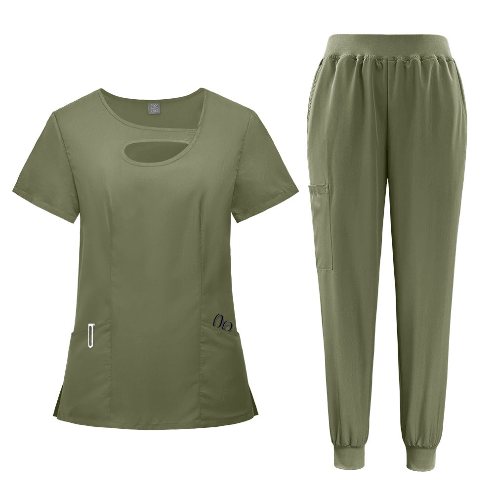 Salon Frosted Doctor Nurse Nursing Home Uniform