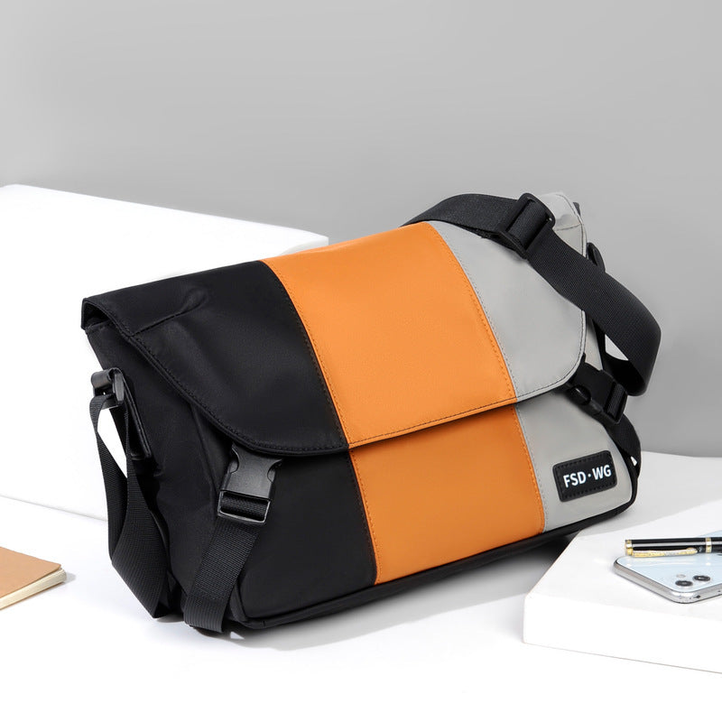 New Men's Classic Stylish Cowhide Business Men's Chest Bags