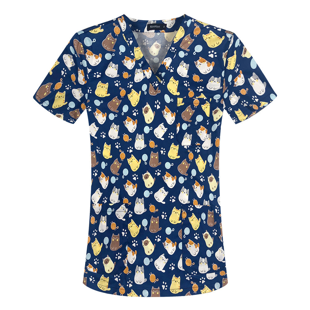 Hand Washing Beauty Salon Pet Hospital Doctor Nurse Uniform