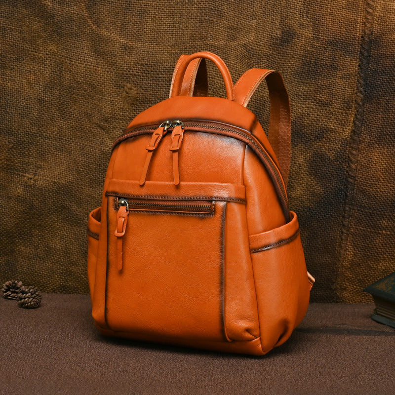 Women's Unique Large Capacity High-grade Leather Backpacks