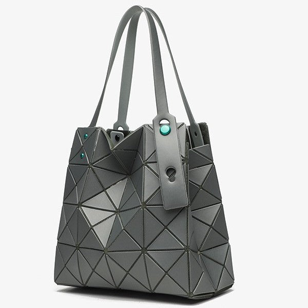 Women's Niche Geometric Diamond Pattern Box Crystal Handbags