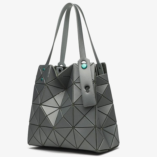 Women's Niche Geometric Diamond Pattern Box Crystal Handbags