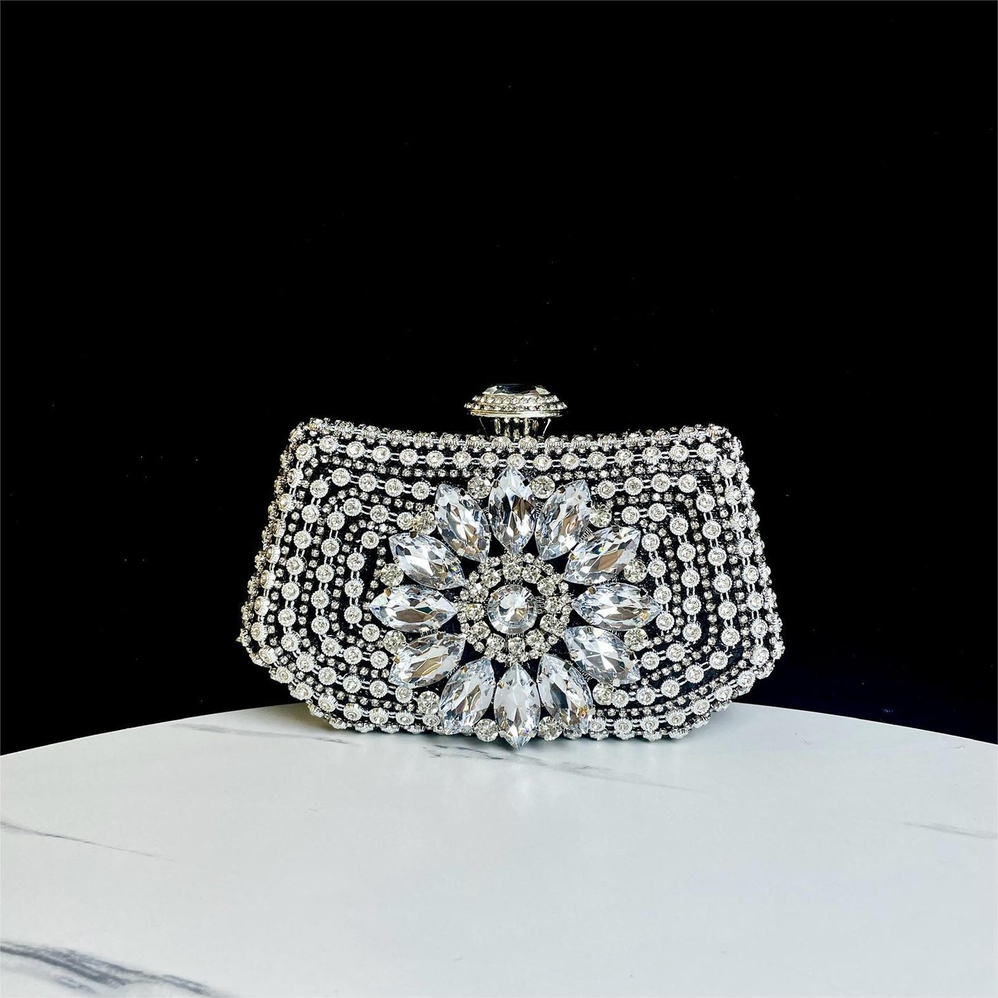 Women's Diamond Clutch Dinner Wedding Party Evening Bags