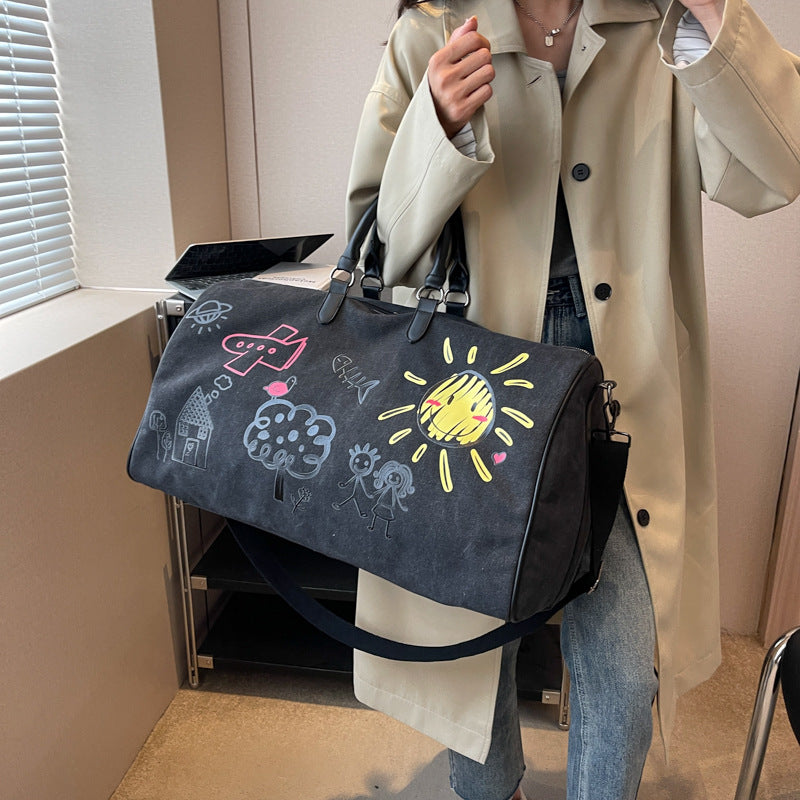 Women's & Men's & Military Style National Fashion Iti Short Distance Hand-held Dry Travel Bags