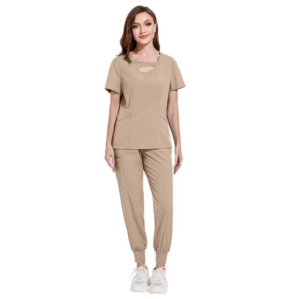 Frosted Doctor Nurse Nursing Home Beauty Salon Work Uniform