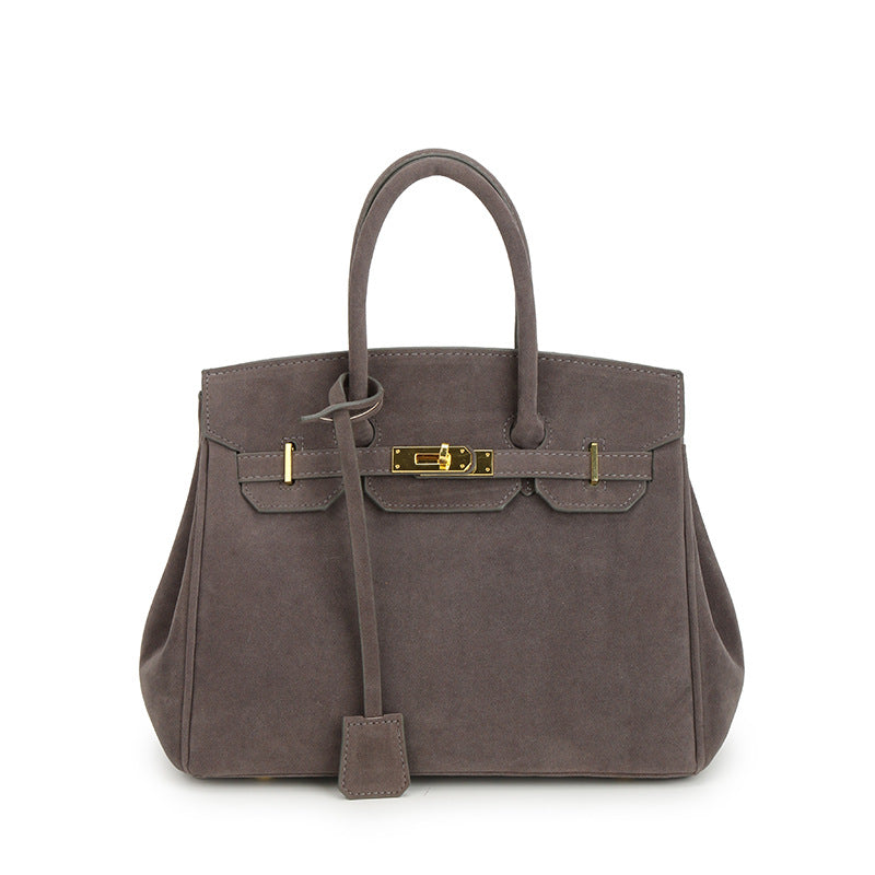 Women's Mild Luxury Retro Portable Platinum Large Tote Bags